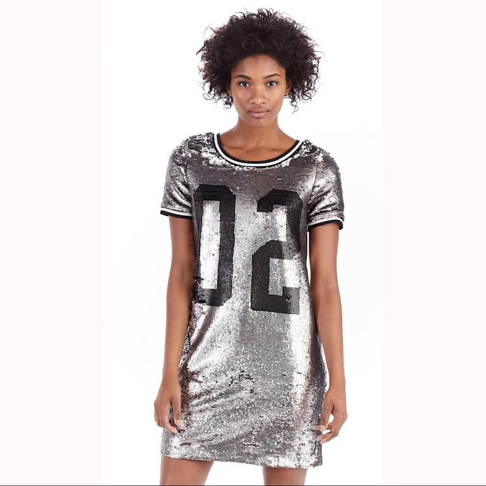 NWT TRUE RELIGION Sequin Dress, Gunmetal